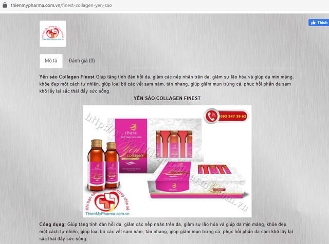 Một loạt sản phẩm quảng cáo sai phép trên website thienmypharma.com.vn - Ảnh 5.
