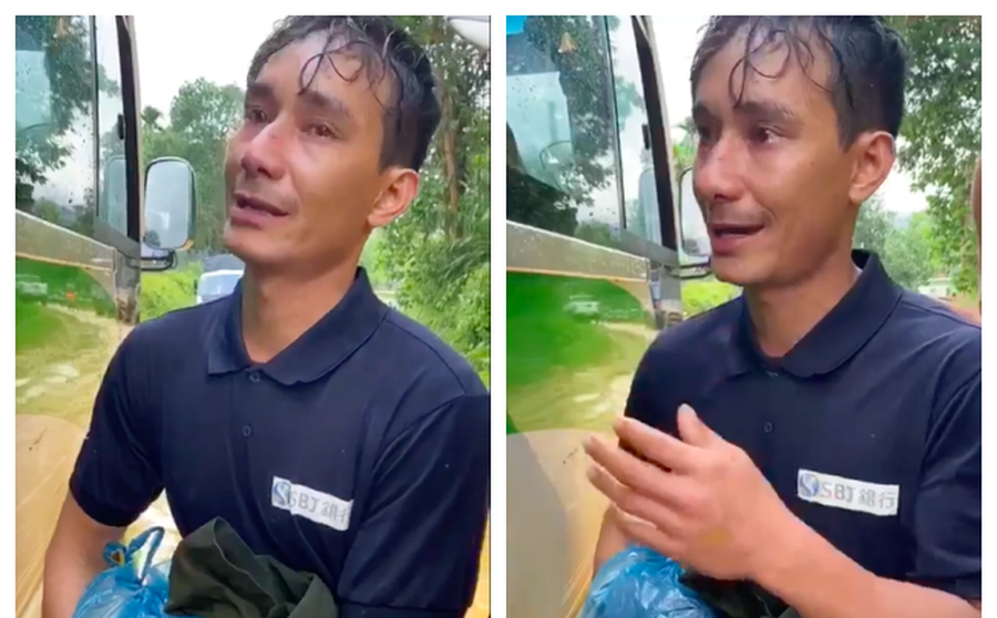Đi bộ 1 ngày về Trà Leng khi nghe tin sạt lở kinh hoàng, người đàn ông khóc: "Em không cần tiền, chỉ xin xe đi thôi"