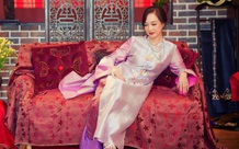 Nghệ sĩ NSND Lê Khanh diện áo dài đón xuân, nhìn nhan sắc của người phụ nữ 58 tuổi ai cũng trầm trồ 