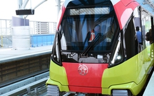 8 đoàn tàu lăn bánh trên tuyến metro Nhổn - ga Hà Nội